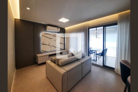 Sala de apartamento para alugar com 2 quartos, 77m² em Indianópolis, São Paulo