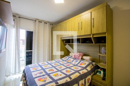 Quarto 1 - Suíte de apartamento à venda com 2 quartos, 51m² em Campestre, Santo André