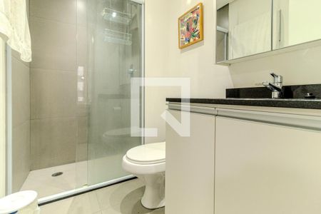 Banheiro de kitnet/studio à venda com 1 quarto, 40m² em Santa Efigênia, São Paulo