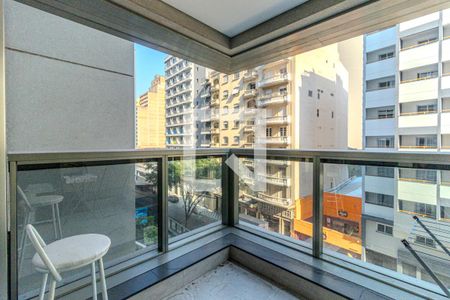 Varanda de kitnet/studio à venda com 1 quarto, 40m² em Santa Efigênia, São Paulo