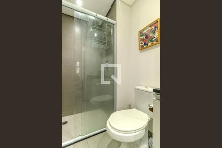 Banheiro de kitnet/studio à venda com 1 quarto, 40m² em Santa Efigênia, São Paulo