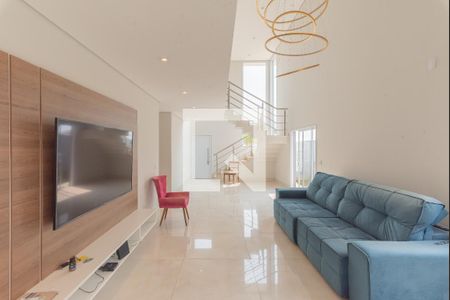 Sala de casa de condomínio à venda com 4 quartos, 360m² em Swiss Park, Campinas