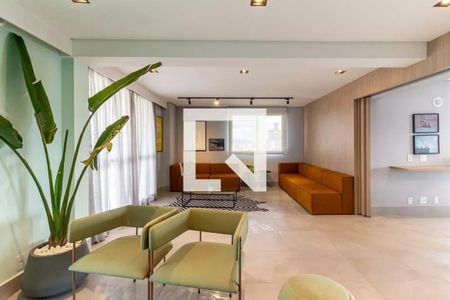 Studio à venda com 27m², 1 quarto e sem vagaÁrea comum - Salão de festas