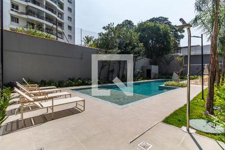 Área comum - Piscina de apartamento para alugar com 1 quarto, 29m² em Pinheiros, São Paulo