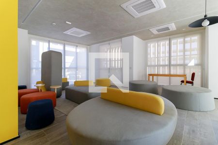 Área comum de kitnet/studio à venda com 1 quarto, 25m² em Brooklin, São Paulo
