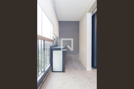 Studio - Varanda de kitnet/studio para alugar com 1 quarto, 25m² em Brooklin, São Paulo