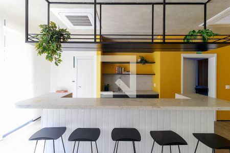 Área comum de kitnet/studio à venda com 1 quarto, 25m² em Brooklin, São Paulo