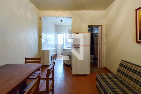 Sala de apartamento para alugar com 1 quarto, 34m² em Guilhermina, Praia Grande