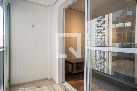 Varanda da Sala/Quarto de kitnet/studio para alugar com 1 quarto, 29m² em Bela Vista, São Paulo