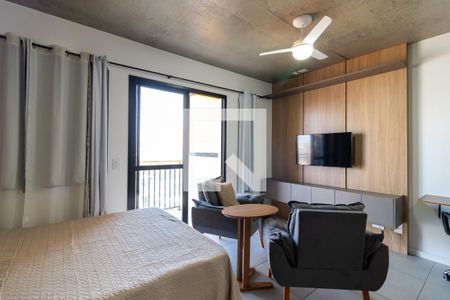 Sala e Quarto de apartamento para alugar com 1 quarto, 40m² em Santana, São Paulo