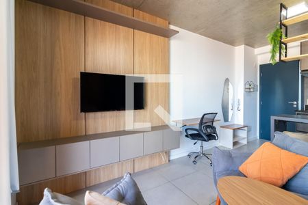 Sala e Quarto de apartamento para alugar com 1 quarto, 40m² em Santana, São Paulo