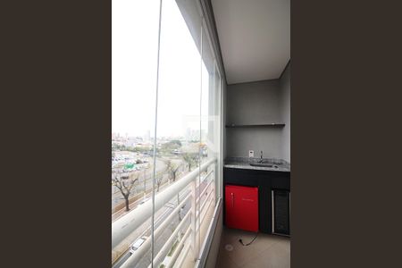 Sala/Quarto Varanda  de kitnet/studio para alugar com 1 quarto, 42m² em Rudge Ramos, São Bernardo do Campo