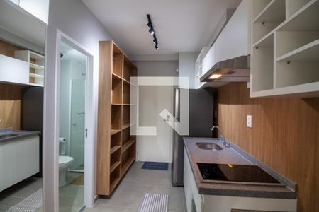 Cozinha de kitnet/studio à venda com 1 quarto, 25m² em Campo Belo, São Paulo