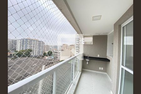Varanda da Sala de apartamento à venda com 2 quartos, 56m² em Todos Os Santos, Rio de Janeiro