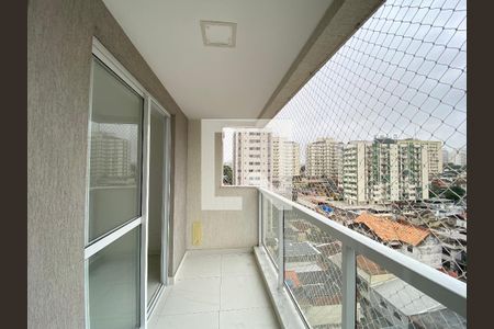 Varanda da Sala de apartamento à venda com 2 quartos, 56m² em Todos Os Santos, Rio de Janeiro