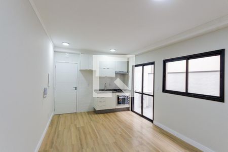 Sala e Cozinha de apartamento à venda com 2 quartos, 60m² em Vila Curuçá, Santo André