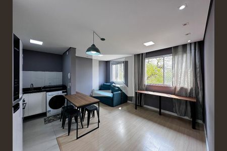 Sala de apartamento à venda com 1 quarto, 33m² em Santo Amaro, São Paulo