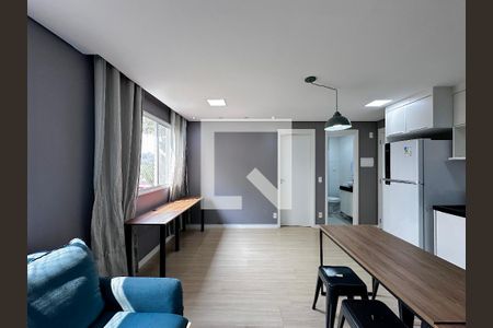 Sala de apartamento à venda com 1 quarto, 33m² em Santo Amaro, São Paulo