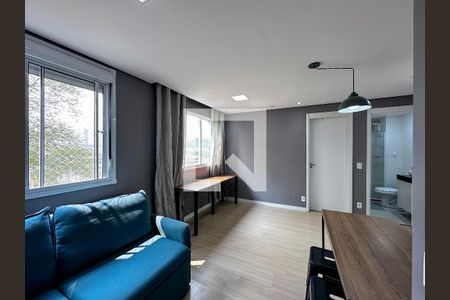 Sala de apartamento à venda com 1 quarto, 33m² em Santo Amaro, São Paulo