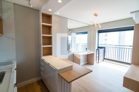 Sala/Cozinha de apartamento para alugar com 1 quarto, 29m² em Vila Santa Catarina, São Paulo
