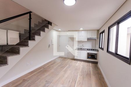 Sala e Cozinha de apartamento à venda com 2 quartos, 91m² em Vila Curuçá, Santo André