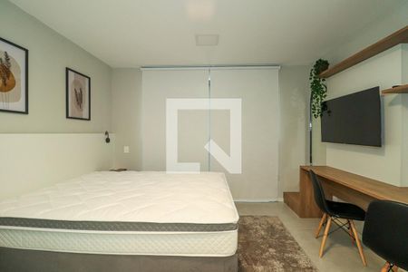 Sala / Quarto / Cozinha de apartamento para alugar com 1 quarto, 25m² em Auxiliadora, Porto Alegre