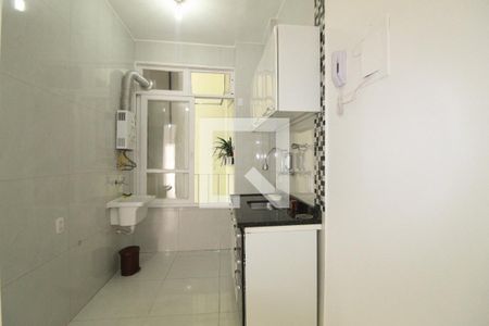 Sala - cozinha/área de serviço de apartamento para alugar com 1 quarto, 34m² em Copacabana, Rio de Janeiro