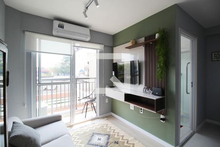 Sala de apartamento para alugar com 1 quarto, 36m² em Moema, São Paulo