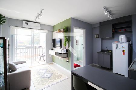 Sala de apartamento para alugar com 1 quarto, 36m² em Moema, São Paulo