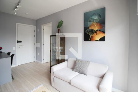 Sala de apartamento para alugar com 1 quarto, 36m² em Moema, São Paulo