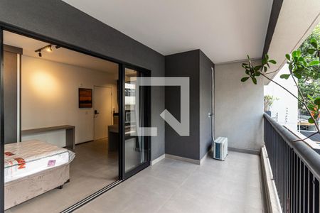 Varanda do Studio de kitnet/studio à venda com 1 quarto, 32m² em Campos Elíseos, São Paulo