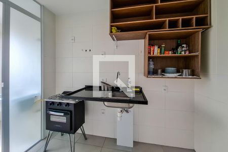 Studio à venda com 27m², 1 quarto e sem vagaCozinha