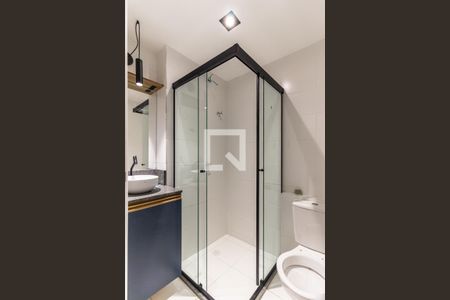 Banheiro de apartamento à venda com 1 quarto, 26m² em Vila Buarque, São Paulo