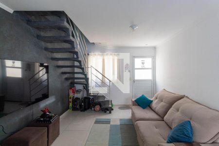 Sala de casa de condomínio à venda com 2 quartos, 50m² em Jardim Sao Nicolau, São Paulo