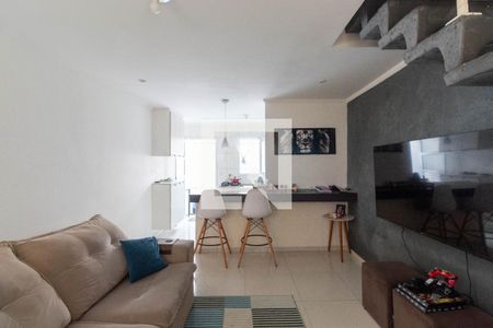 Sala de casa de condomínio à venda com 2 quartos, 50m² em Jardim Sao Nicolau, São Paulo