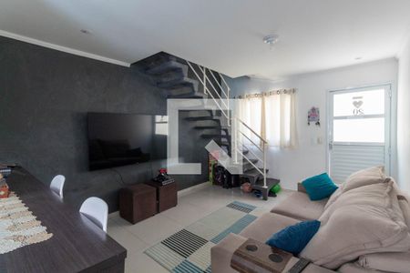 Sala de casa de condomínio à venda com 2 quartos, 50m² em Jardim Sao Nicolau, São Paulo