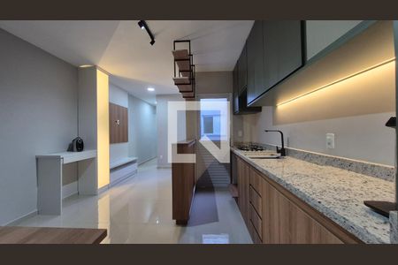 Cozinha de apartamento à venda com 2 quartos, 66m² em Vila Humaita, Santo André