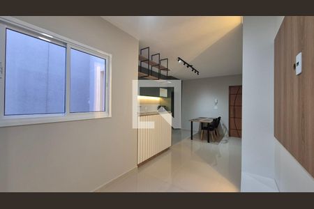 Sala de apartamento à venda com 2 quartos, 66m² em Vila Humaita, Santo André