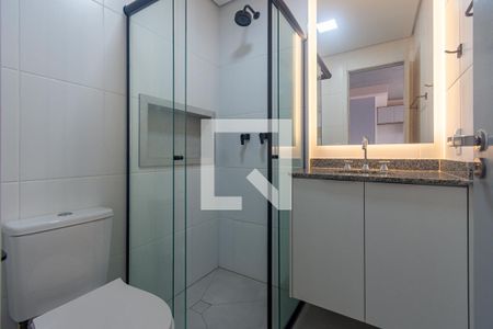 Banheiro de kitnet/studio à venda com 1 quarto, 41m² em Vila Mascote, São Paulo