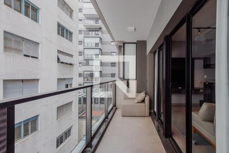 Studio para alugar com 32m², 1 quarto e sem vagaStudio/Varanda