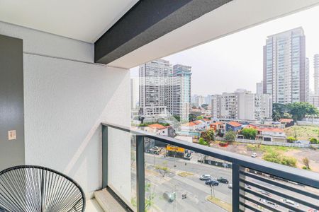 Studio para alugar com 25m², 1 quarto e sem vagaVaranda