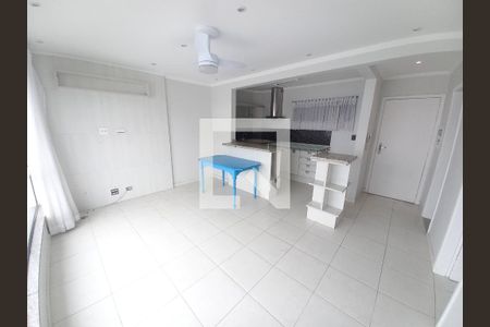 Sala de apartamento para alugar com 1 quarto, 55m² em Ilha Porchat, São Vicente
