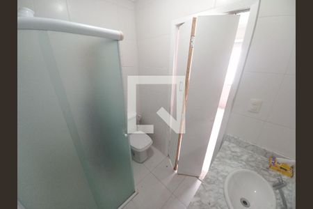 Banheiro da Suíte de apartamento para alugar com 1 quarto, 55m² em Ilha Porchat, São Vicente