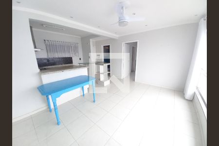 Sala de apartamento para alugar com 1 quarto, 55m² em Ilha Porchat, São Vicente
