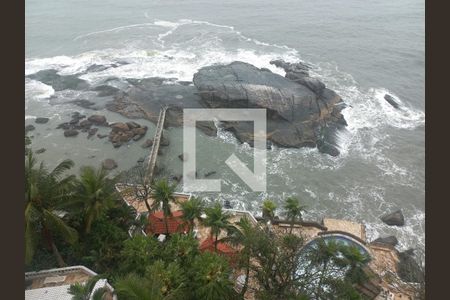 Vista da Sala de apartamento para alugar com 1 quarto, 55m² em Ilha Porchat, São Vicente
