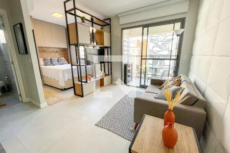 Sala de kitnet/studio à venda com 1 quarto, 31m² em Jardim Paulista, São Paulo