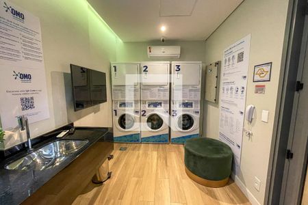 Studio à venda com 31m², 1 quarto e 1 vagaLavanderia