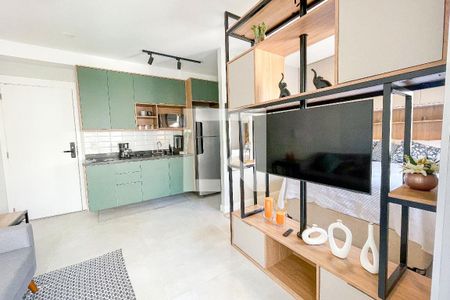 Sala de kitnet/studio à venda com 1 quarto, 31m² em Jardim Paulista, São Paulo