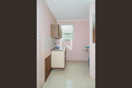 Cozinha e Área de Serviço de apartamento para alugar com 2 quartos, 50m² em Campo Novo, Porto Alegre