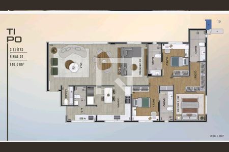 Apartamento à venda com 4 quartos, 185m² em Santo Antônio, Belo Horizonte